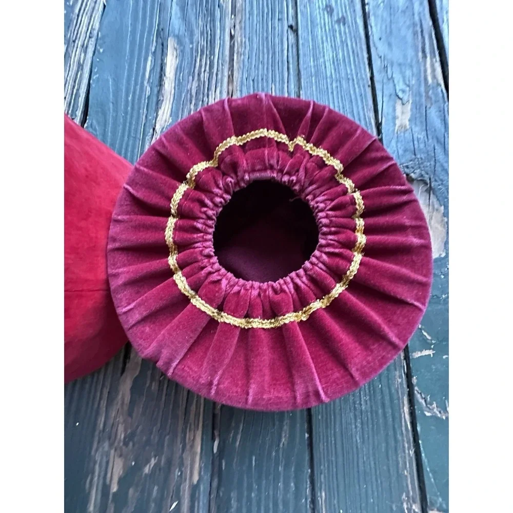 Collection Church Offering Tithe Plates Bowls Rim‎ Velvet Bags Vintage